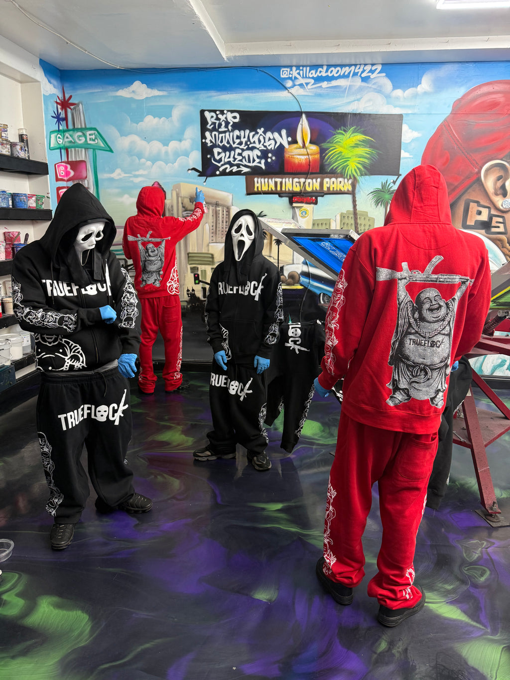 Red-Trueflock Buddha