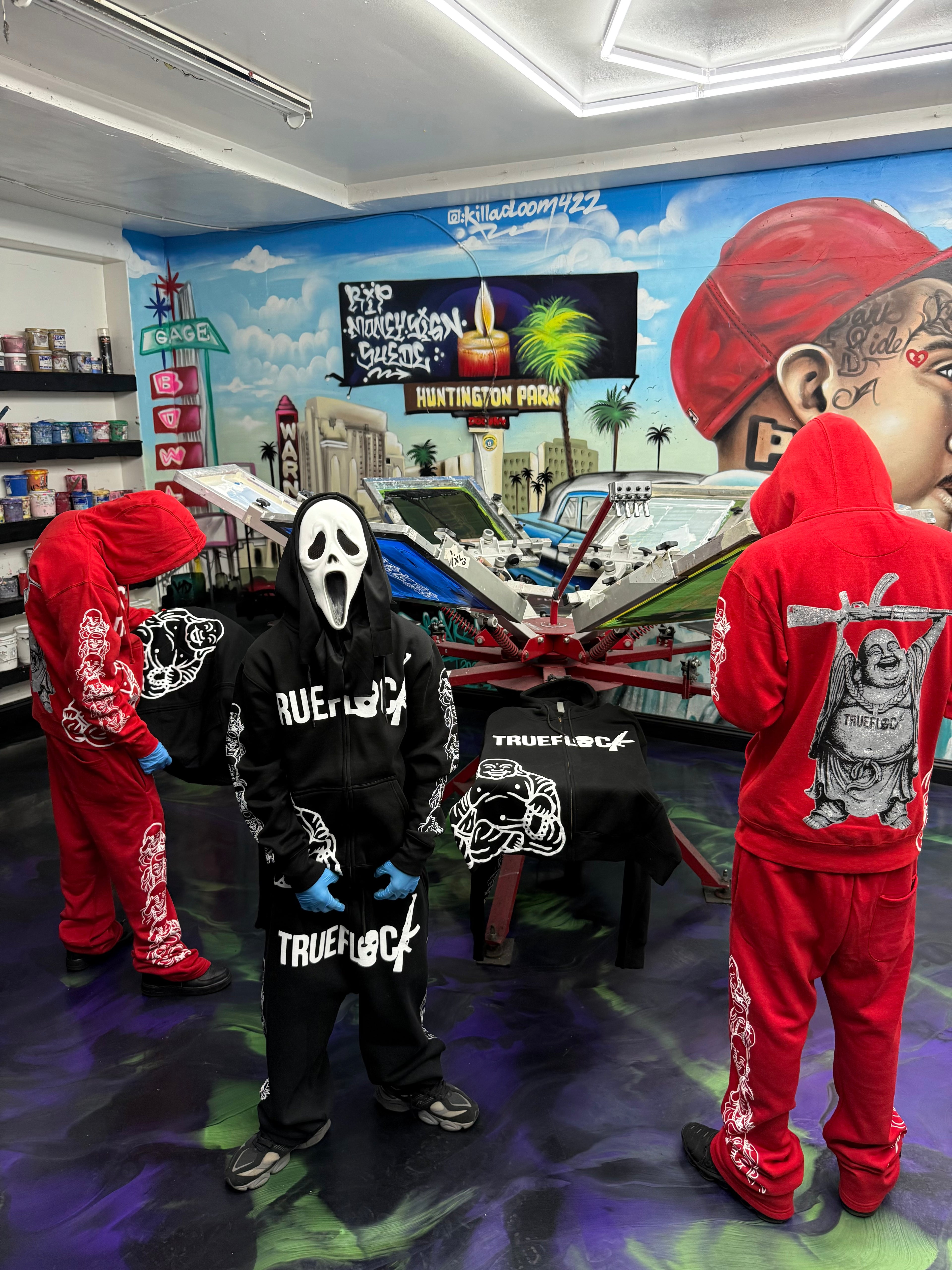 Blk-Trueflock Buddha sweats